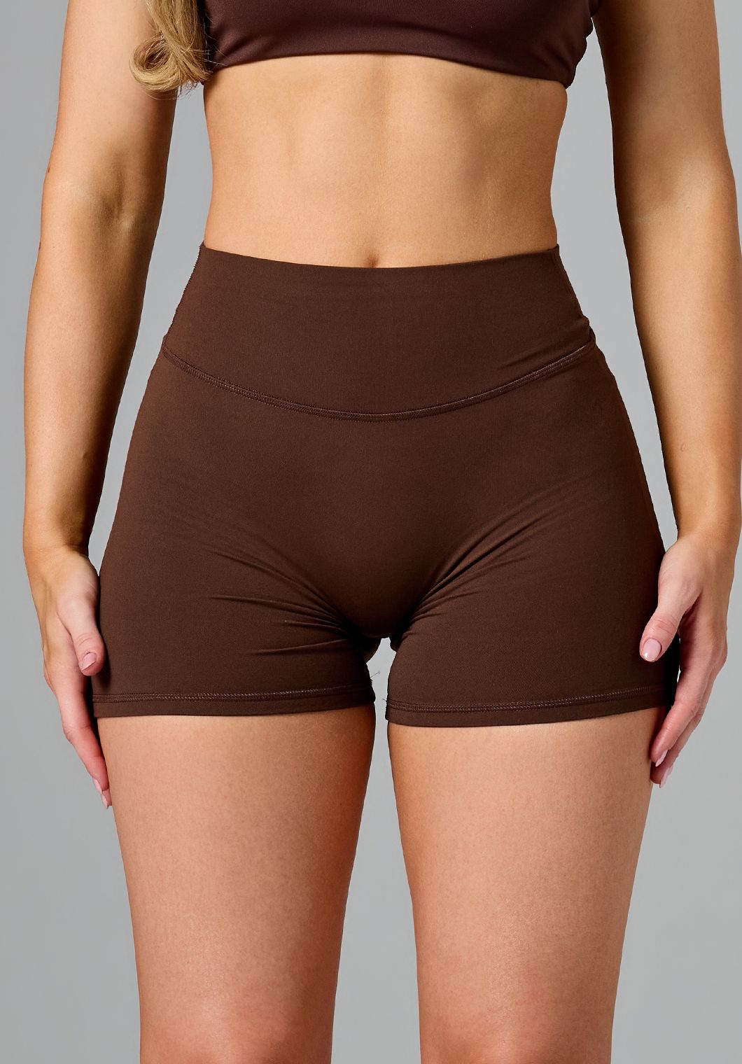 FormLux™ LiftTech™ Mid-Rise Short Walnut Shorts Paragon Fitwear 