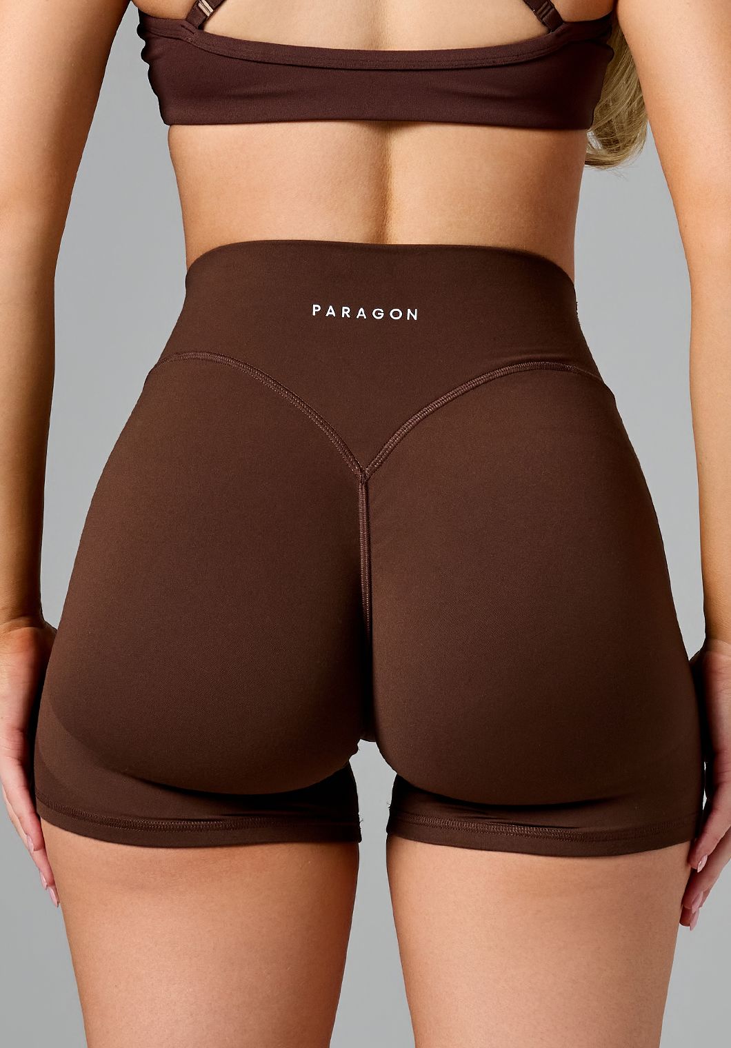 FormLux™ LiftTech™ Mid-Rise Short Walnut Shorts Paragon Fitwear 