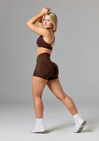 FormLux™ LiftTech™ Mid-Rise Short Walnut Shorts Paragon Fitwear 
