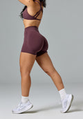 FormLux™ LiftTech™ Mid-Rise Short Cherry Cola Shorts Paragon Fitwear 