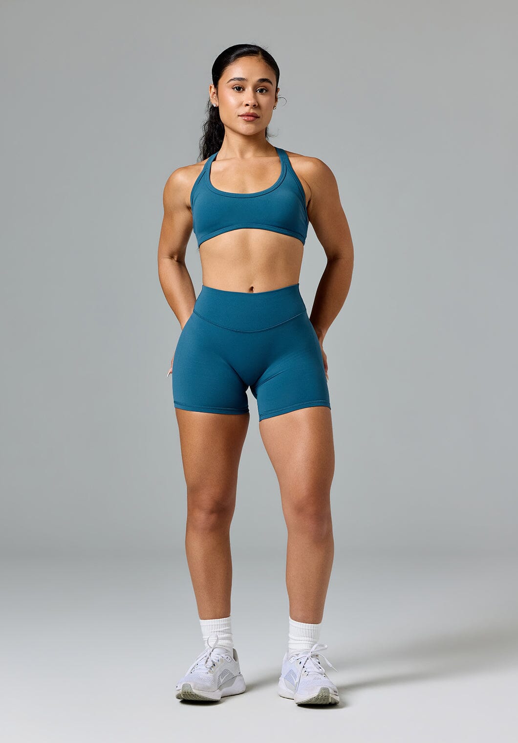 FormLux™ LiftTech™ Mid-Rise Short Juniper Berry Shorts Paragon Fitwear 