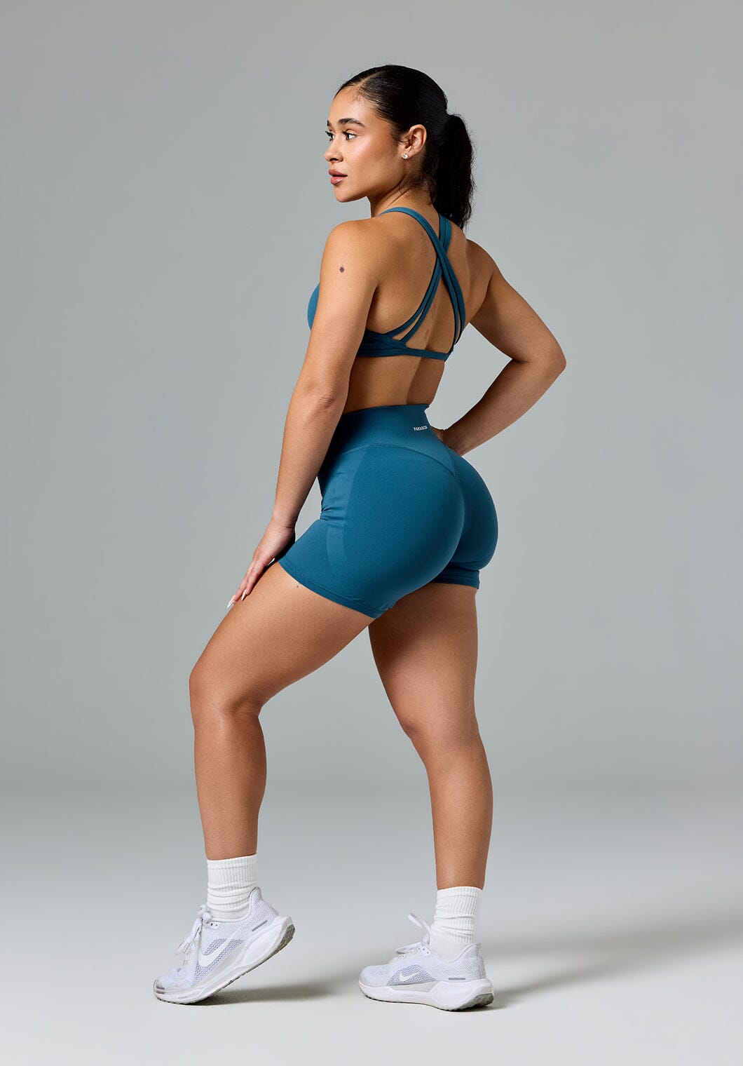 FormLux™ LiftTech™ Mid-Rise Short Juniper Berry Shorts Paragon Fitwear 
