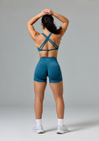 FormLux™ LiftTech™ Mid-Rise Short Juniper Berry Shorts Paragon Fitwear 