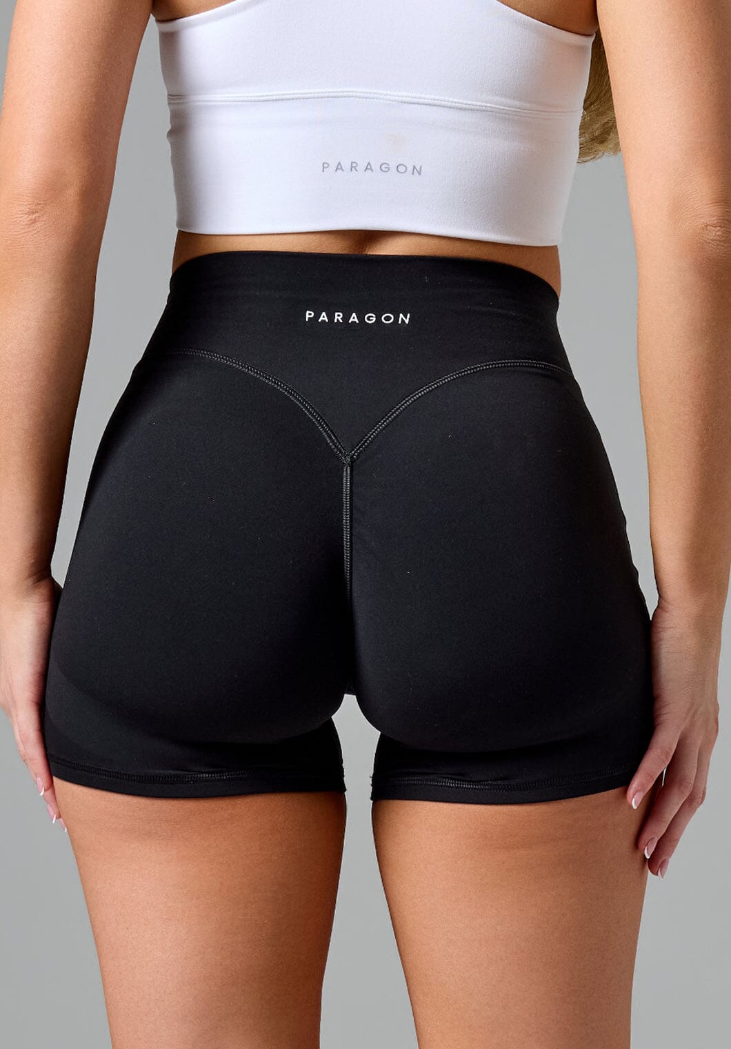 FormLux™ LiftTech™ Mid-Rise Short Onyx Shorts Paragon Fitwear 