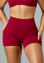 FormLux™ LiftTech™ Mid-Rise Short Red Amaranth Shorts Paragon Fitwear 