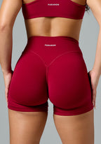 FormLux™ LiftTech™ Mid-Rise Short Red Amaranth Shorts Paragon Fitwear 