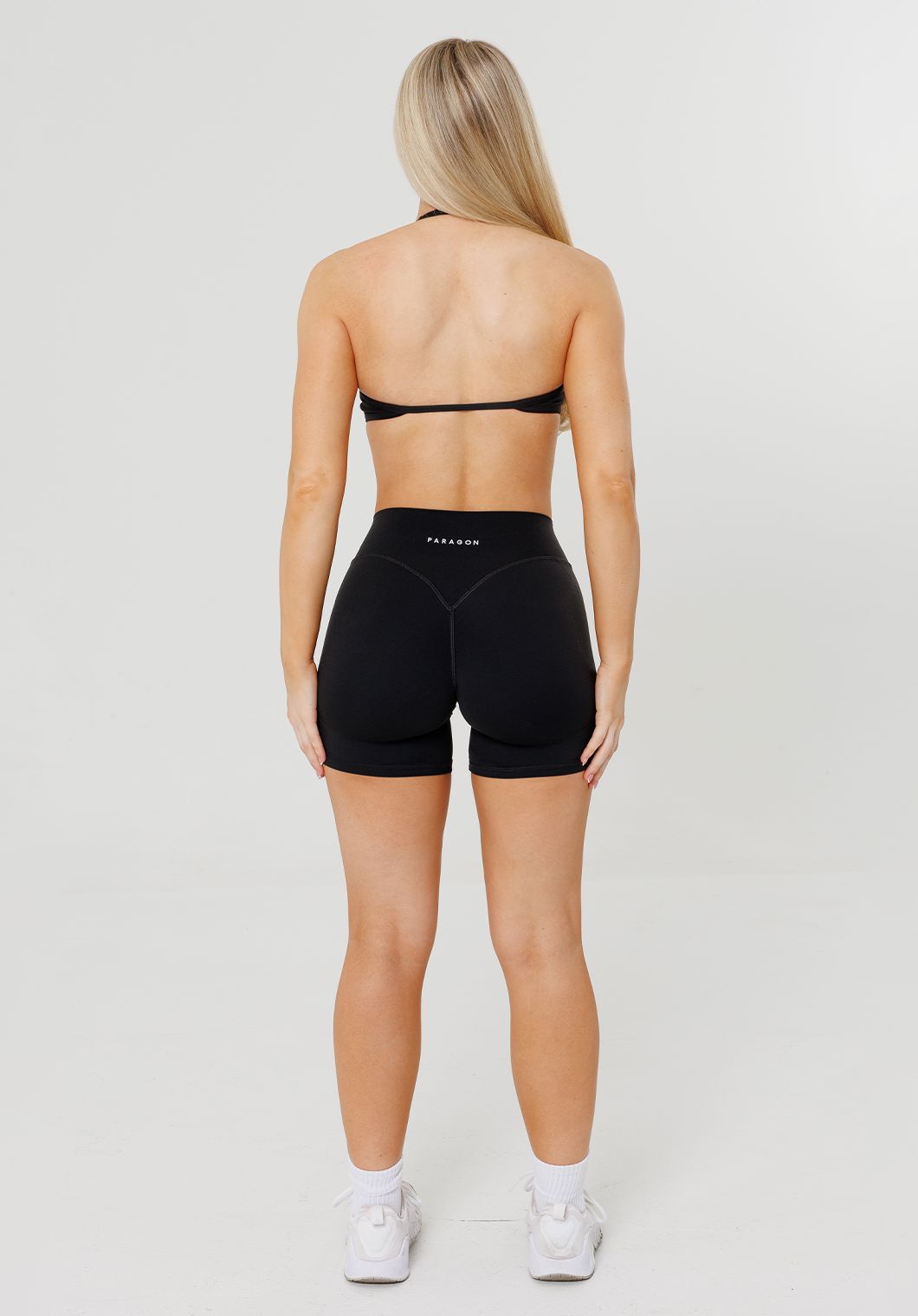 FormLux™ LiftTech™ Mid-Rise Short Black Shorts Paragon Fitwear 