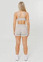 FormLux™ LiftTech™ Mid-Rise Short Pearl Grey Shorts Paragon Fitwear 