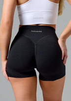 FormLux™ LiftTech™ Mid-Rise Short Black Shorts Paragon Fitwear 