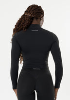 FormLux™ Mid Length Jacket Black Sports Bras Paragon Fitwear 