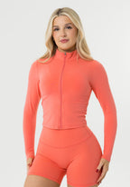 FormLux™ Mid Length Jacket Juicy Peach Sports Bras Paragon Fitwear 