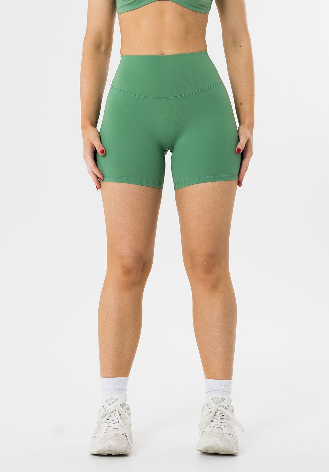FormLux™ Original High-Rise Sculptseam® Plus Short 5” Avocado Shorts Paragon Fitwear 