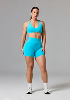 FormLux™ Original High-Rise Sculptseam® Plus Short 5” Azure Shorts Paragon Fitwear 