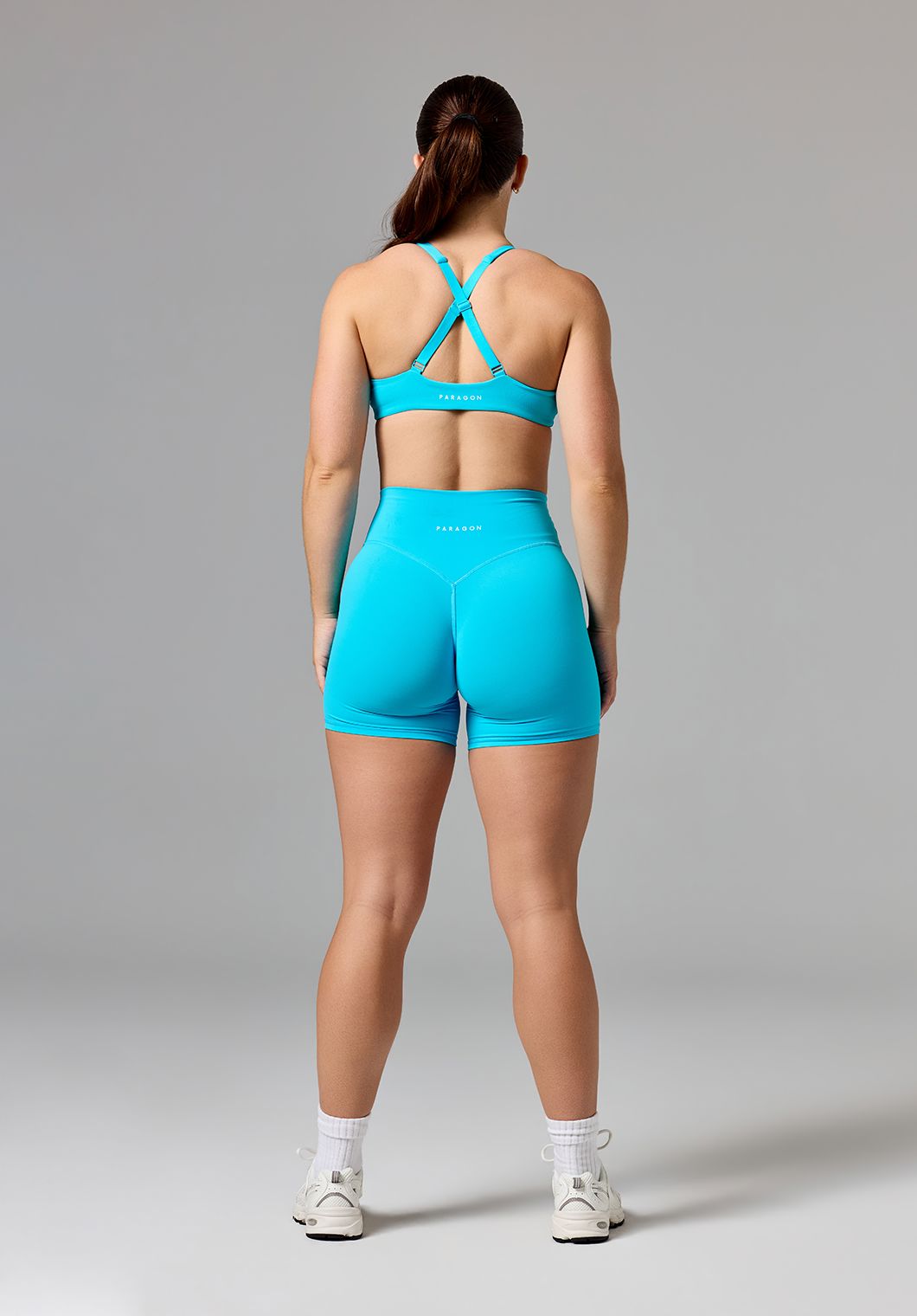 FormLux™ Original High-Rise Sculptseam® Plus Short 5” Azure Shorts Paragon Fitwear 