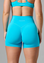 FormLux™ Original High-Rise Sculptseam® Plus Short 5” Azure Shorts Paragon Fitwear 
