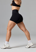 FormLux™ Original High-Rise Sculptseam® Plus Short 5” Black Shorts Paragon Fitwear 