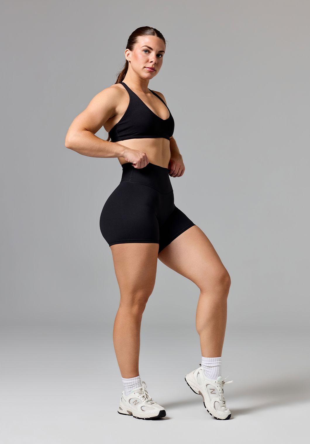 FormLux™ Original High-Rise Sculptseam® Plus Short 5” Black Shorts Paragon Fitwear 