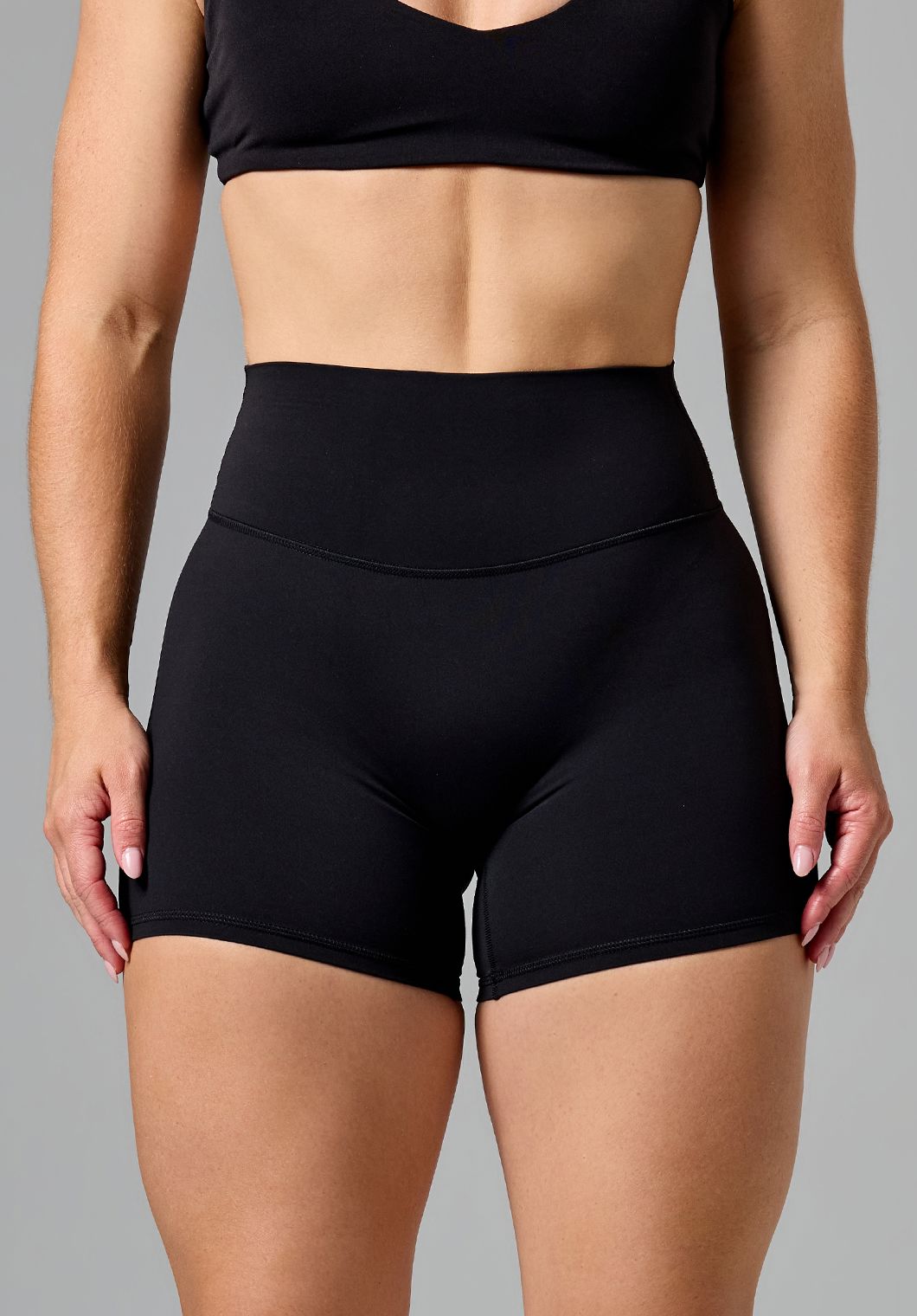 FormLux™ Original High-Rise Sculptseam® Plus Short 5” Black Shorts Paragon Fitwear 