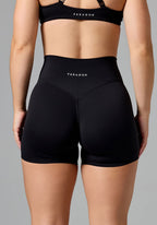 FormLux™ Original High-Rise Sculptseam® Plus Short 5” Black Shorts Paragon Fitwear 