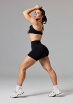 FormLux™ Original High-Rise Sculptseam® Plus Short 5” Black Shorts Paragon Fitwear 