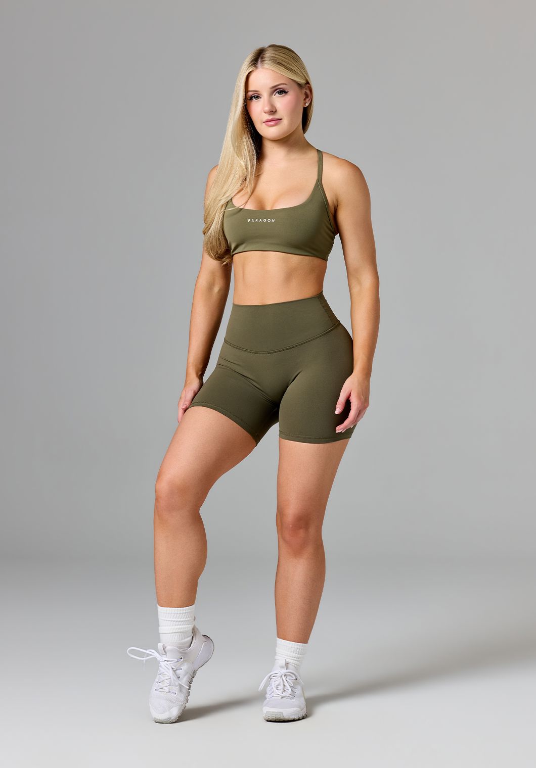 FormLux™ Original High-Rise Sculptseam® Plus Short 5” Everglades Shorts Paragon Fitwear 