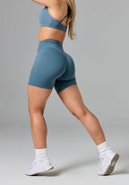 FormLux™ Original High-Rise Sculptseam® Plus Short 5” Slate Shorts Paragon Fitwear 