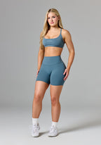FormLux™ Original High-Rise Sculptseam® Plus Short 5” Slate Shorts Paragon Fitwear 