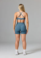 FormLux™ Original High-Rise Sculptseam® Plus Short 5” Slate Shorts Paragon Fitwear 