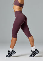 FormLux™ Original Sculptseam® Plus High-Rise Capri Cherry Cola Leggings/Joggers Paragon Fitwear 
