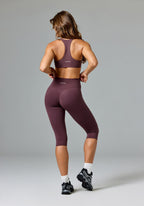 FormLux™ Original Sculptseam® Plus High-Rise Capri Cherry Cola Leggings/Joggers Paragon Fitwear 