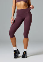 FormLux™ Original Sculptseam® Plus High-Rise Capri Cherry Cola Leggings/Joggers Paragon Fitwear 
