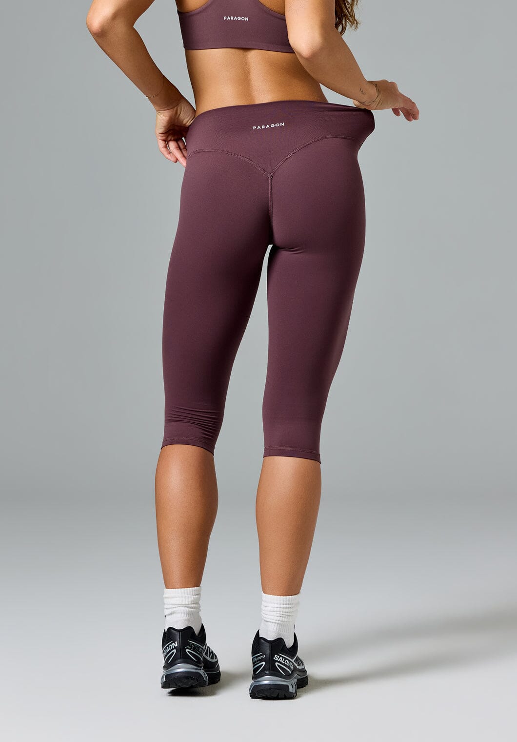 FormLux™ Original Sculptseam® Plus High-Rise Capri Cherry Cola Leggings/Joggers Paragon Fitwear 