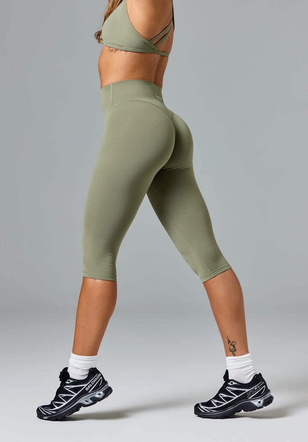 FormLux™ Original Sculptseam® Plus High-Rise Capri Pistachio Leggings/Joggers Paragon Fitwear 