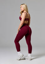 FormLux™ Original Sculptseam® Plus High-Rise Legging Red Velvet Leggings/Joggers Paragon Fitwear 