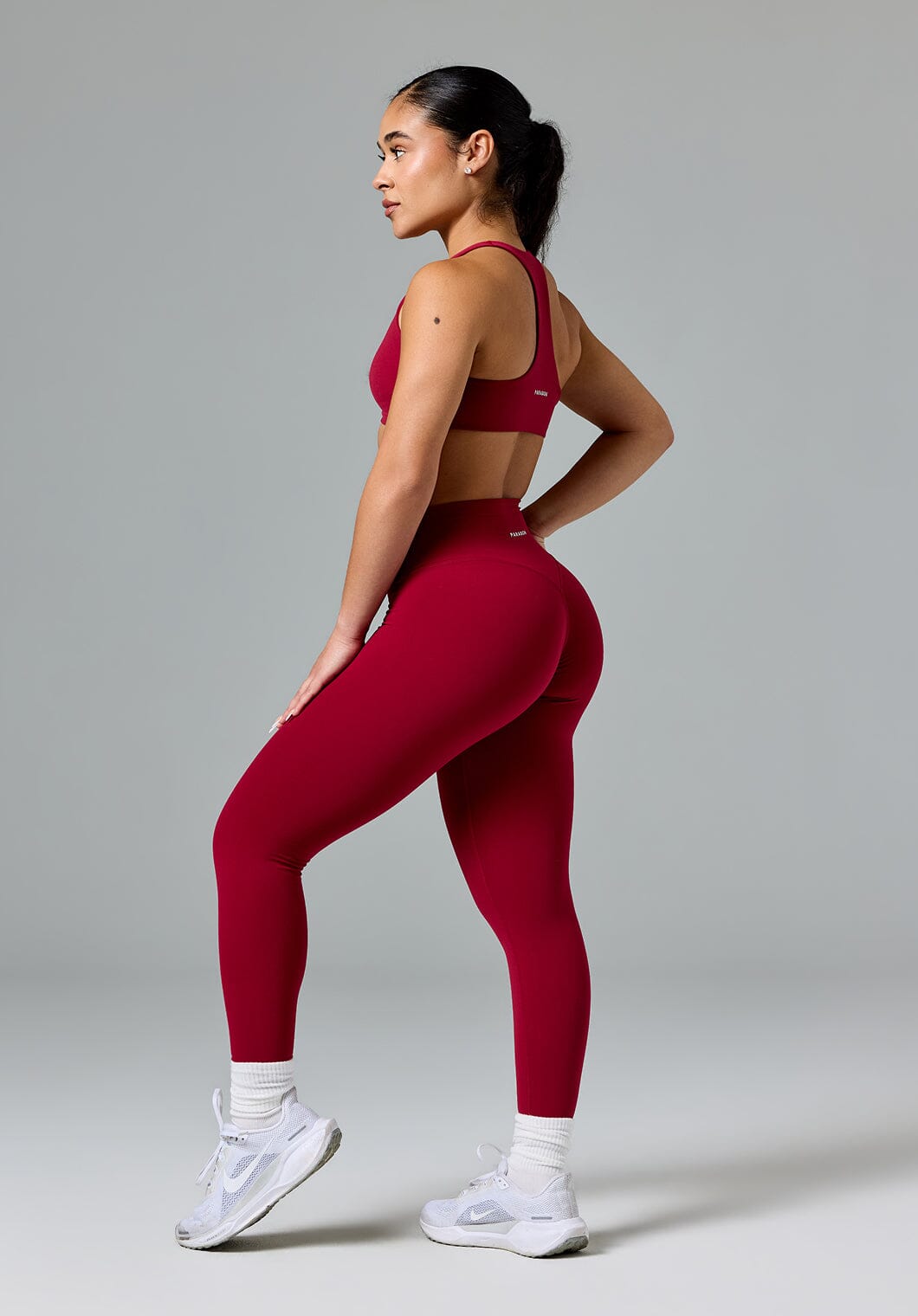 FormLux™ Original Sculptseam® Plus High-Rise Legging Red Amaranth Leggings/Joggers Paragon Fitwear 