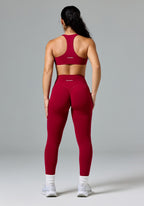 FormLux™ Original Sculptseam® Plus High-Rise Legging Red Amaranth Leggings/Joggers Paragon Fitwear 
