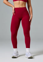 FormLux™ Original Sculptseam® Plus High-Rise Legging Red Amaranth Leggings/Joggers Paragon Fitwear 