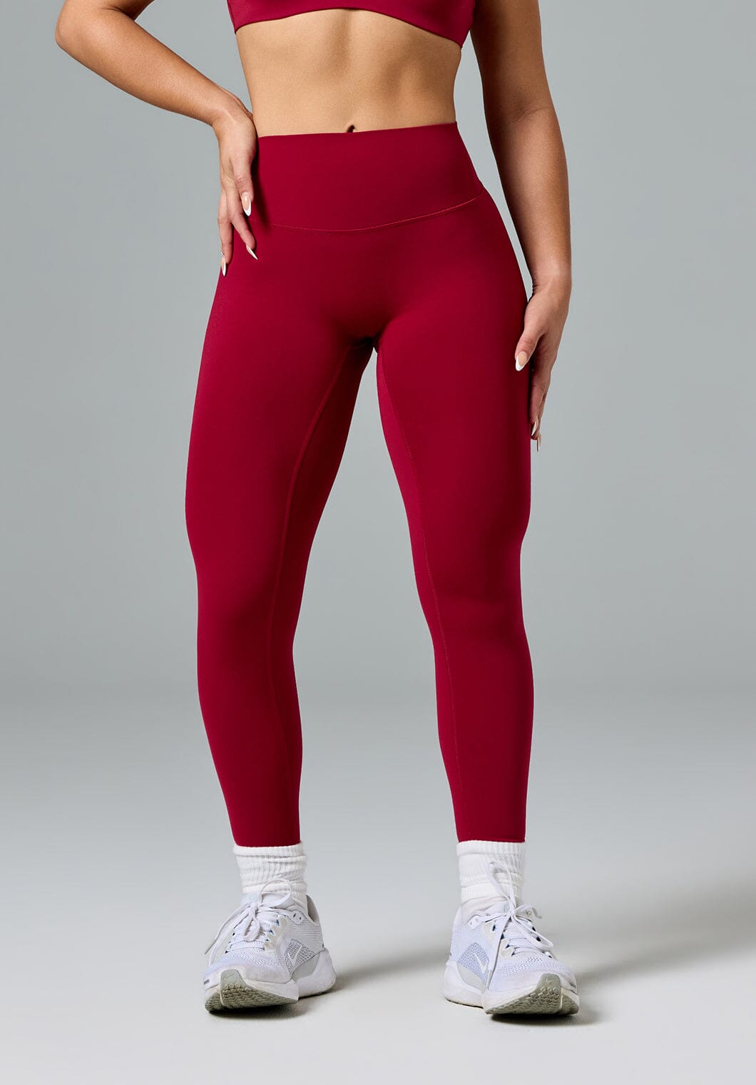 FormLux™ Original Sculptseam® Plus High-Rise Legging Red Amaranth Leggings/Joggers Paragon Fitwear 