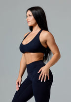 FormLux™ Racerback LiteSculpt™ Sports Bra Onyx Sports Bras Paragon Fitwear 
