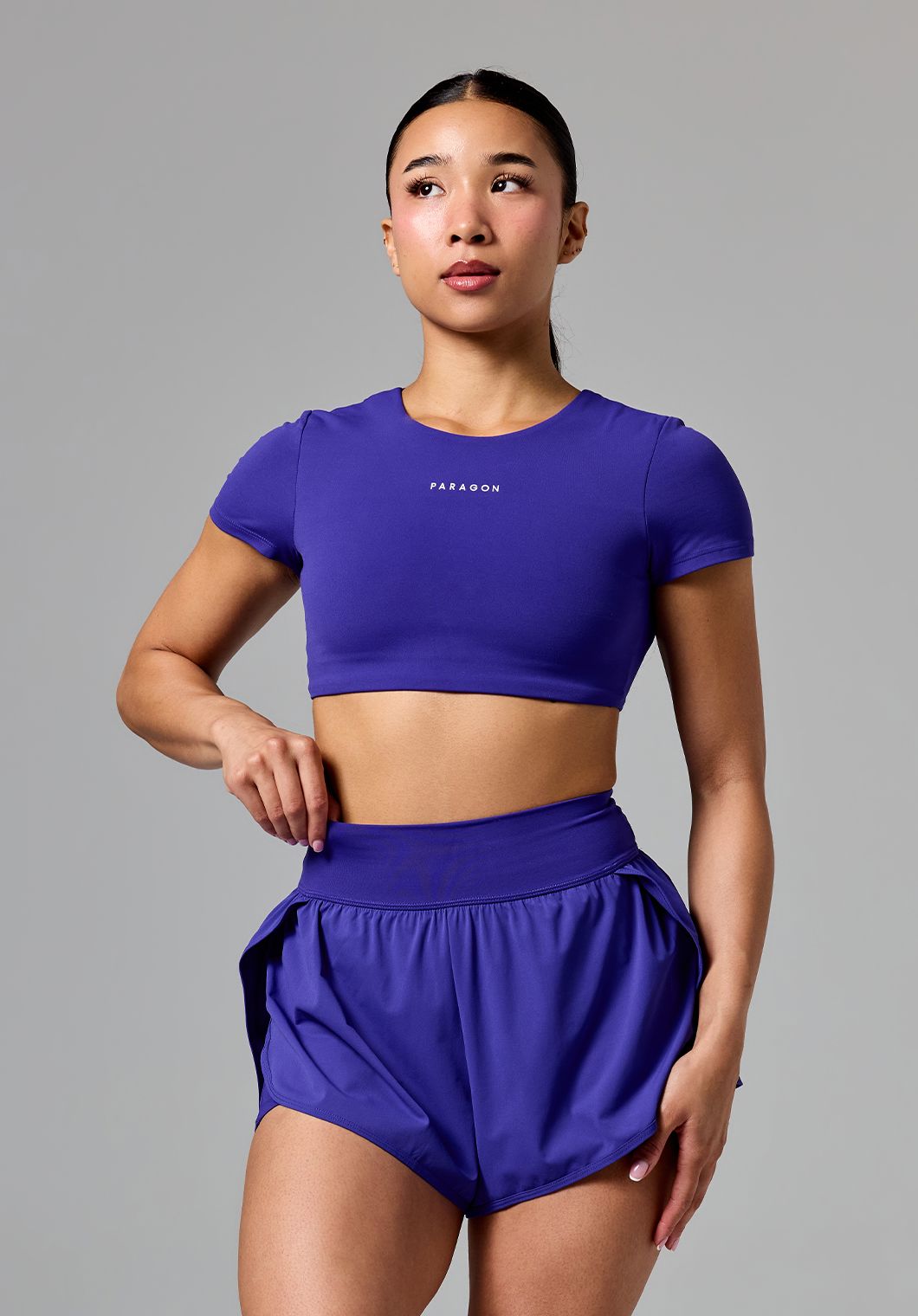 FormLux™ SmoothHold™ Open Back Crop Top Cosmic Tops/Tanks Paragon Fitwear 