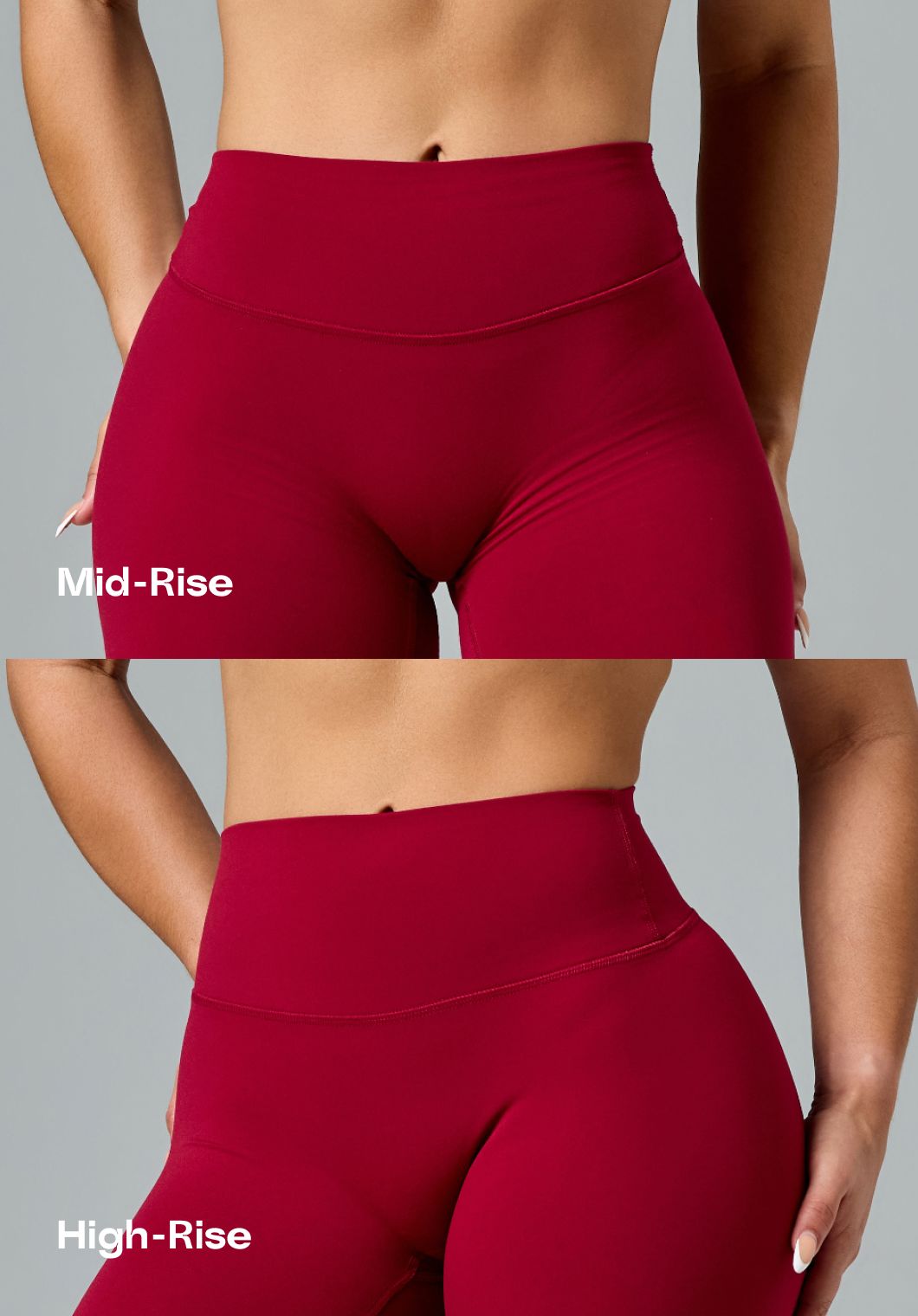 FormLux™ Original Sculptseam® Plus Mid-Rise Legging Red Amaranth Leggings/Joggers Paragon Fitwear 