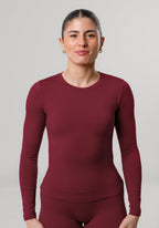 Reluna™ Full Length Long Sleeve Top Dahlia Tops/Tanks Paragon Fitwear 