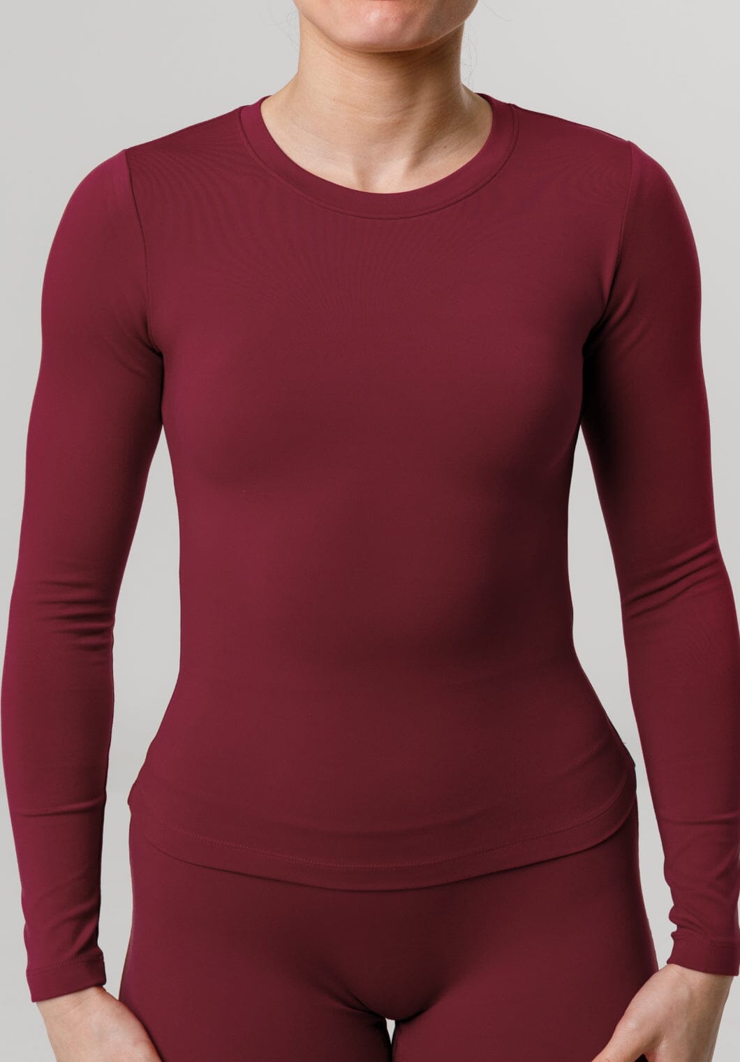Reluna™ Full Length Long Sleeve Top Dahlia Tops/Tanks Paragon Fitwear 