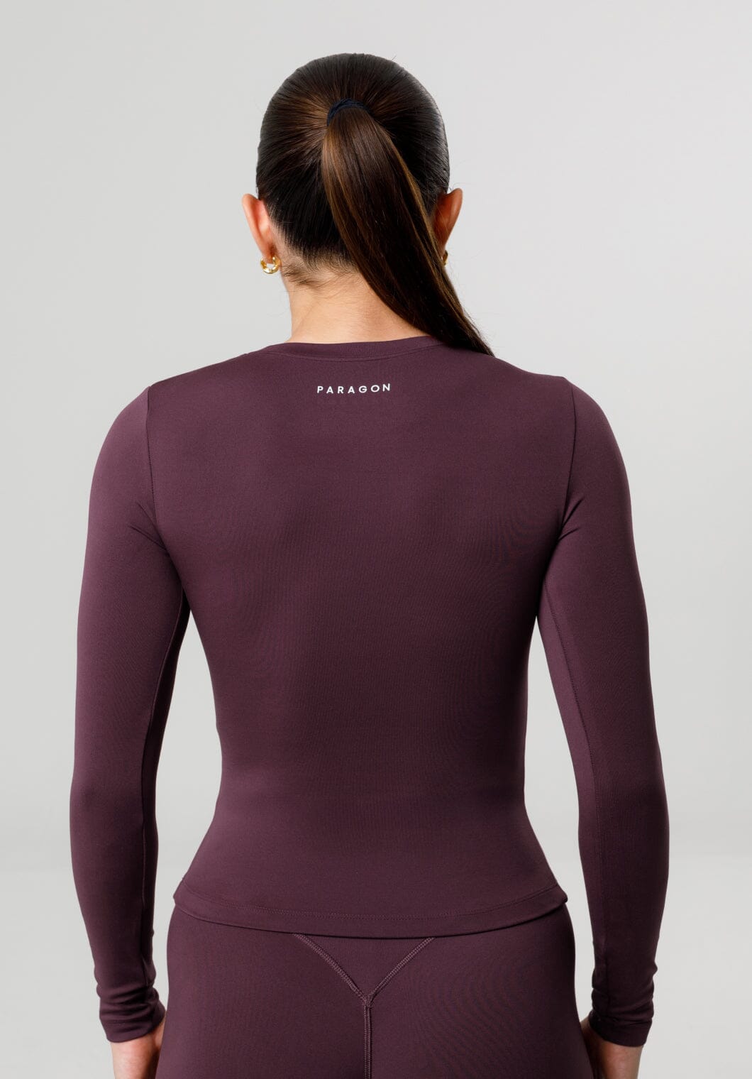 Reluna™ Full Length Long Sleeve Top Fig Tops/Tanks Paragon Fitwear 