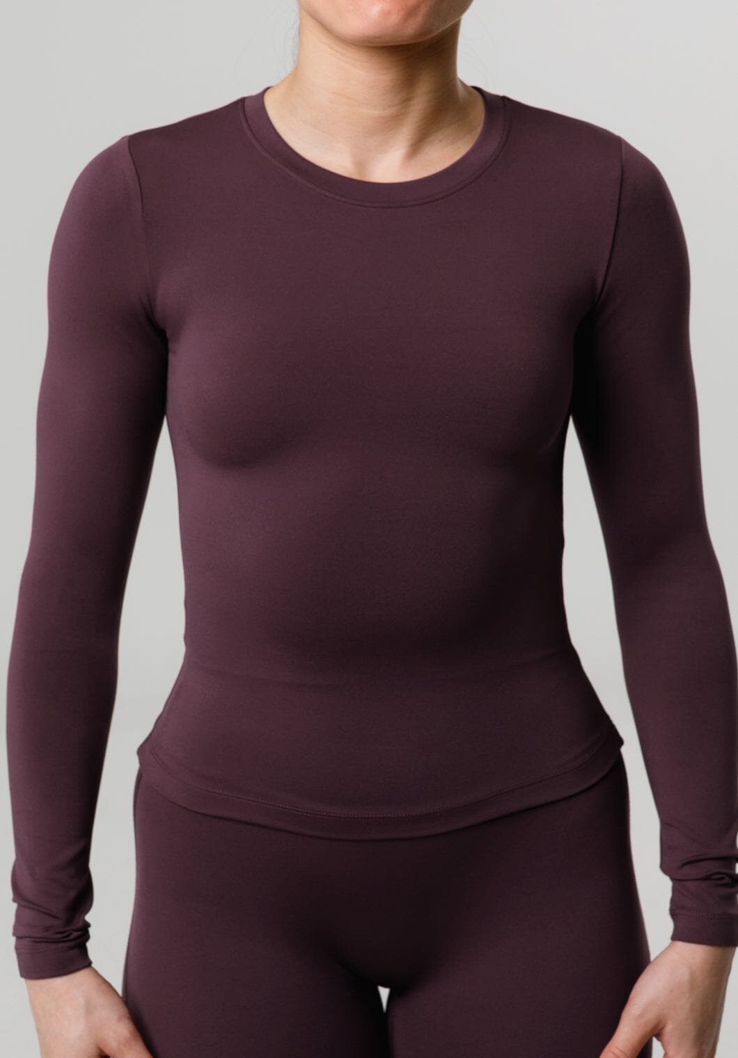 Reluna™ Full Length Long Sleeve Top Fig Tops/Tanks Paragon Fitwear 