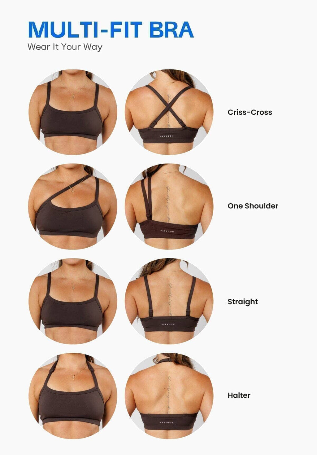 Reluna™ Multi-Fit Bra Jewel Sports Bras Paragon Fitwear 