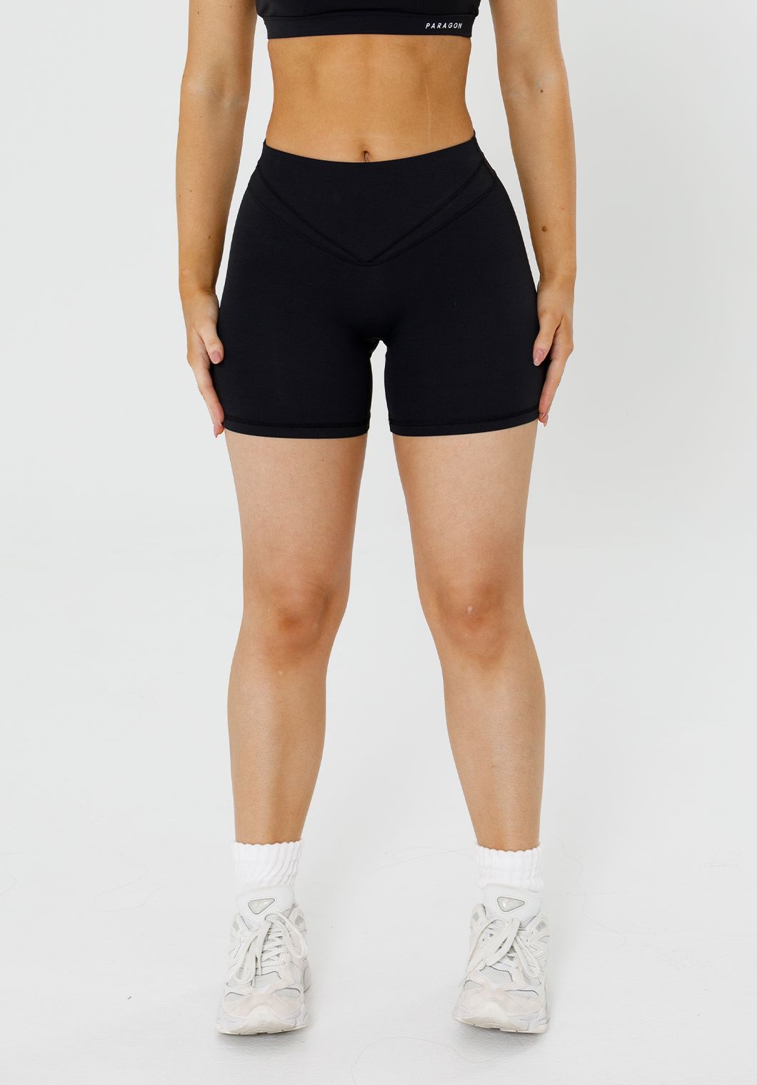 Recstretch™ Icon Sculptseam® Plus Short 5" Black Shorts Paragon Fitwear 
