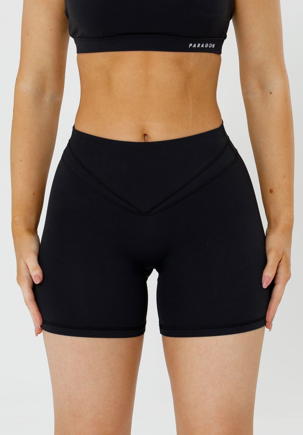 Recstretch™ Icon Sculptseam® Plus Short 5" Black Shorts Paragon Fitwear 