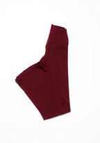 Reluna Front Slit Sculptseam® Flare Leggings 34" Red Velvet Leggings/Joggers Paragon Fitwear 