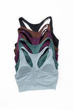 Reluna Ruched Bra Black Sports Bras Paragon Fitwear 